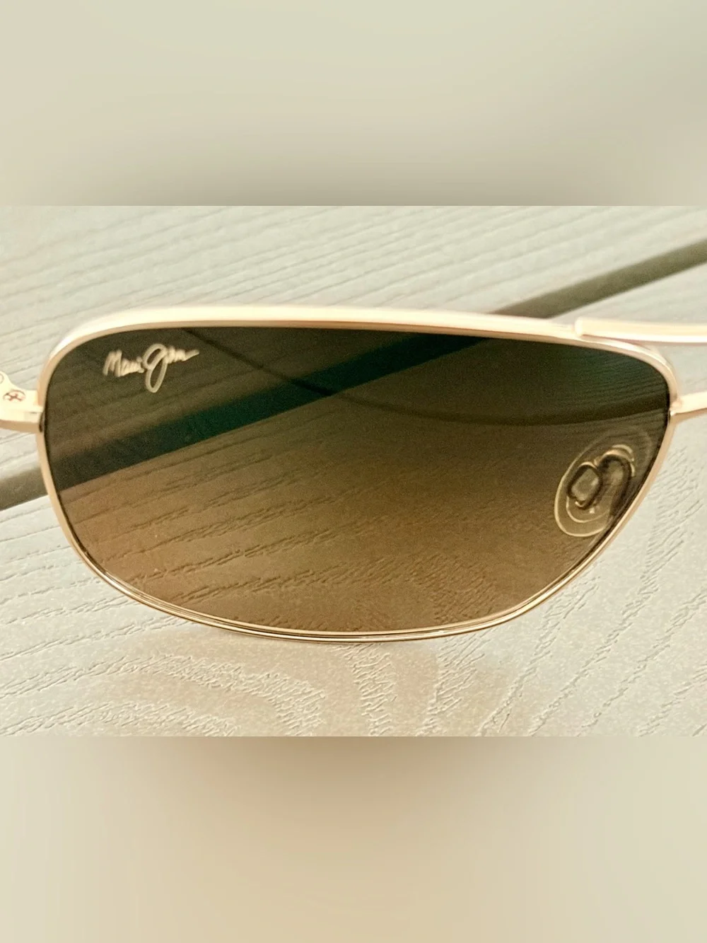 Maui Jim wiki Wiki Gold Frame Aviator Sunglasses